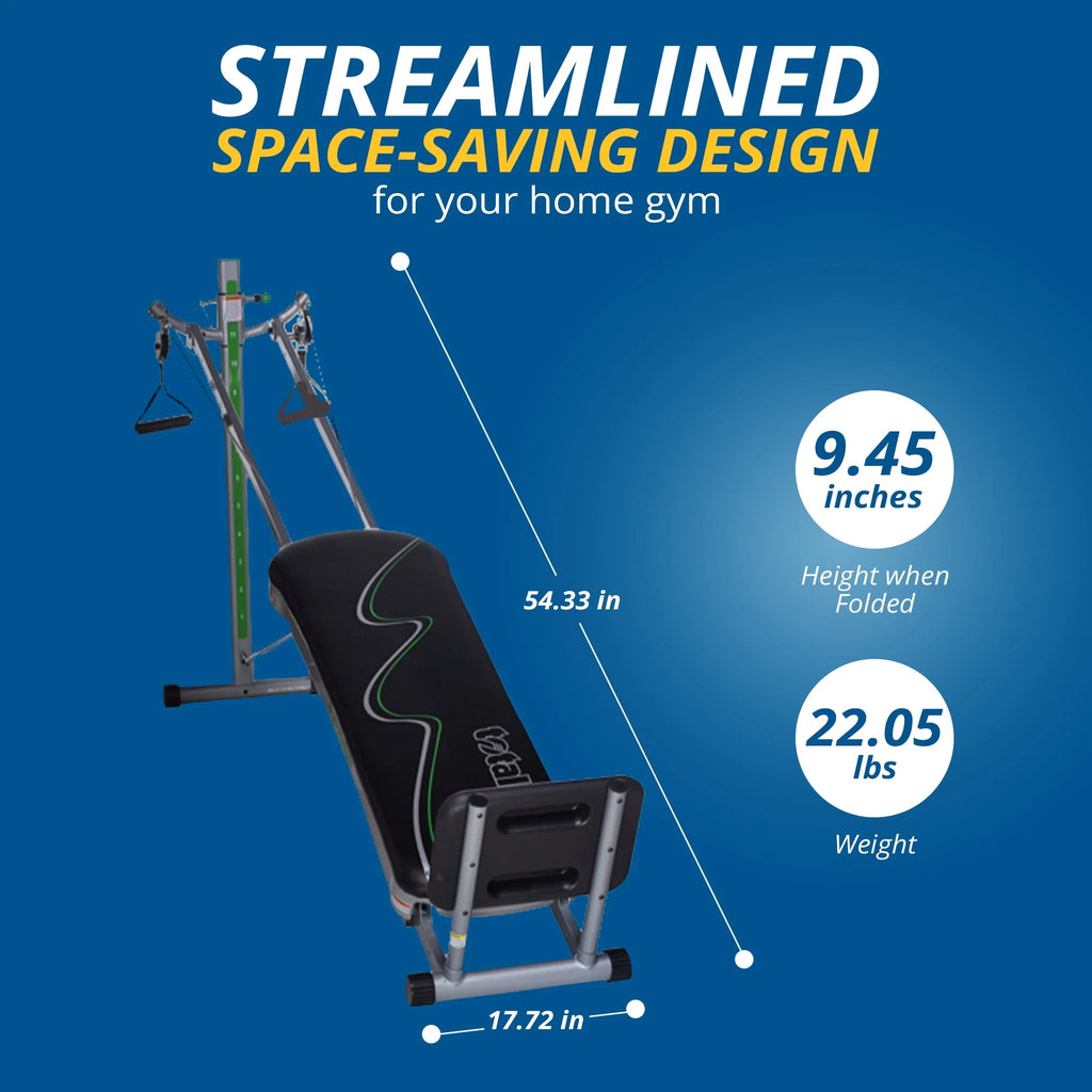 Home Fitness Incline Weight Training with 10 Resistance Levels D7161