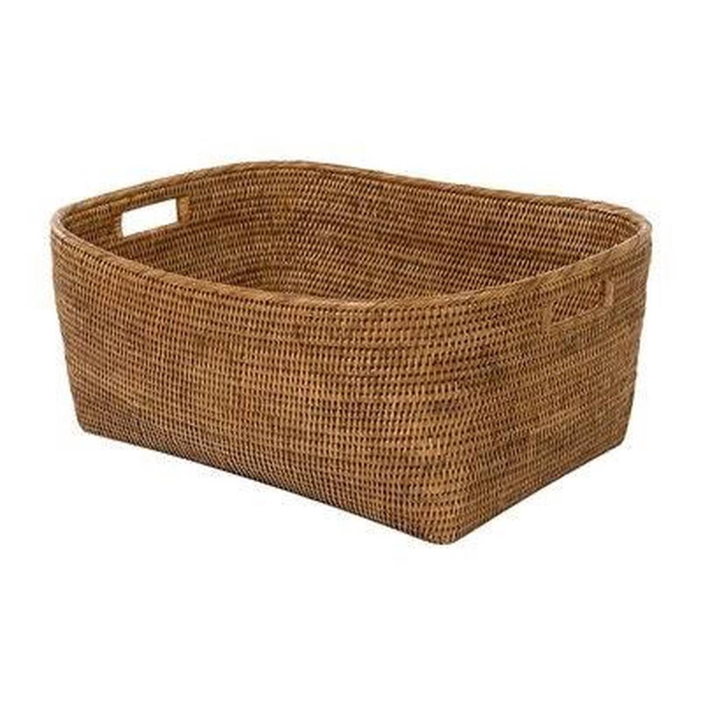 Oblong Storage Rattan Basket V7806