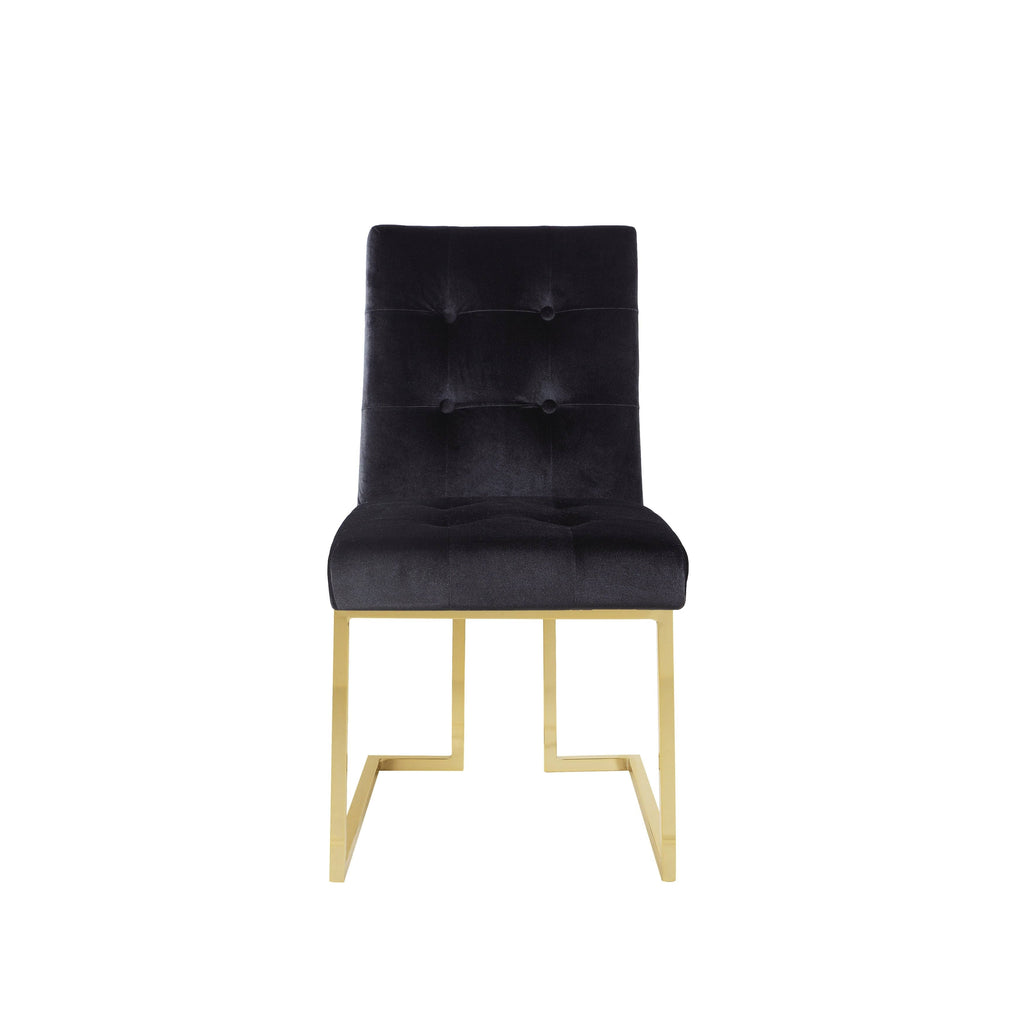 Taupe Velvet Dining Side Chair H5658