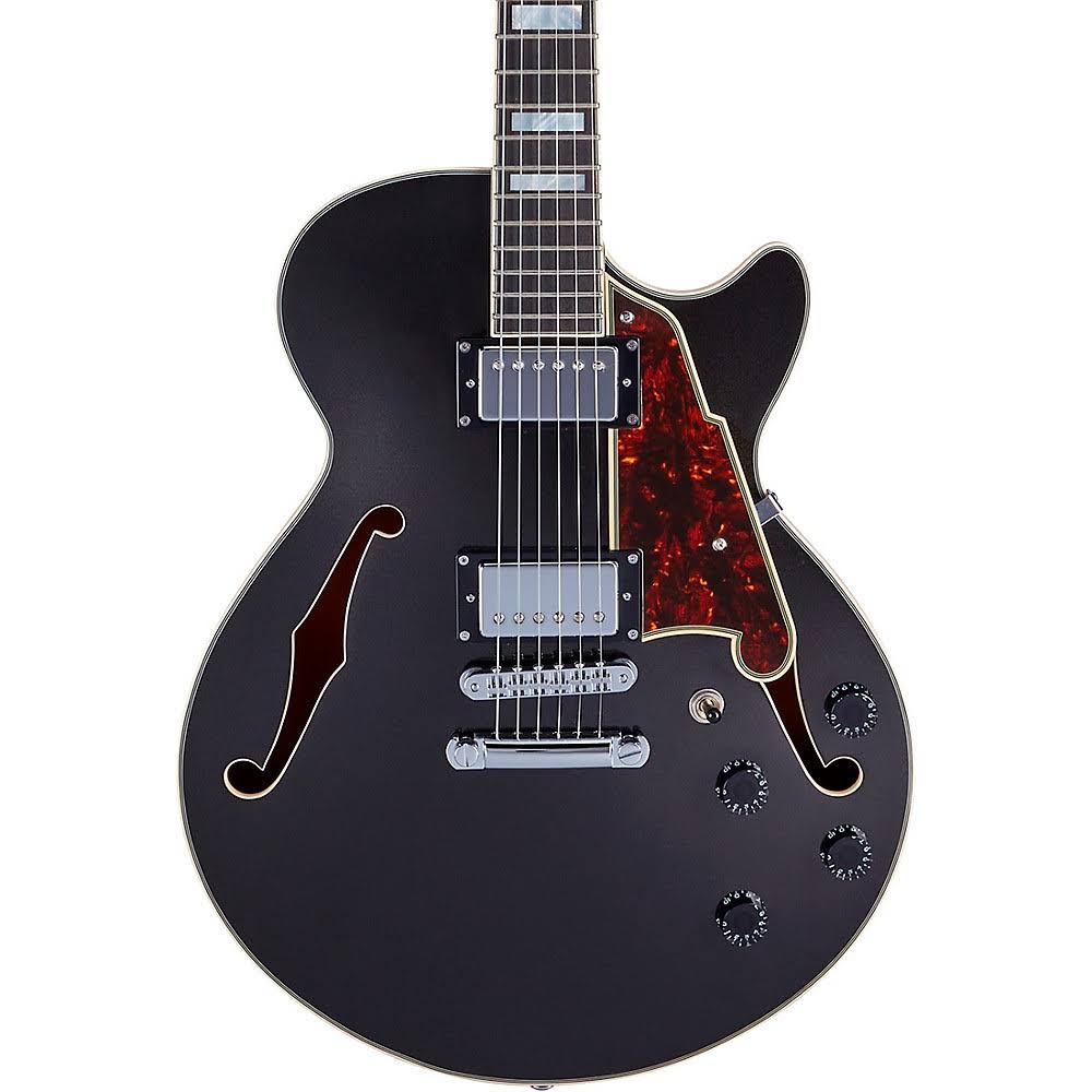 Black Flake Guitar with Stopbar Tailpiece L85062