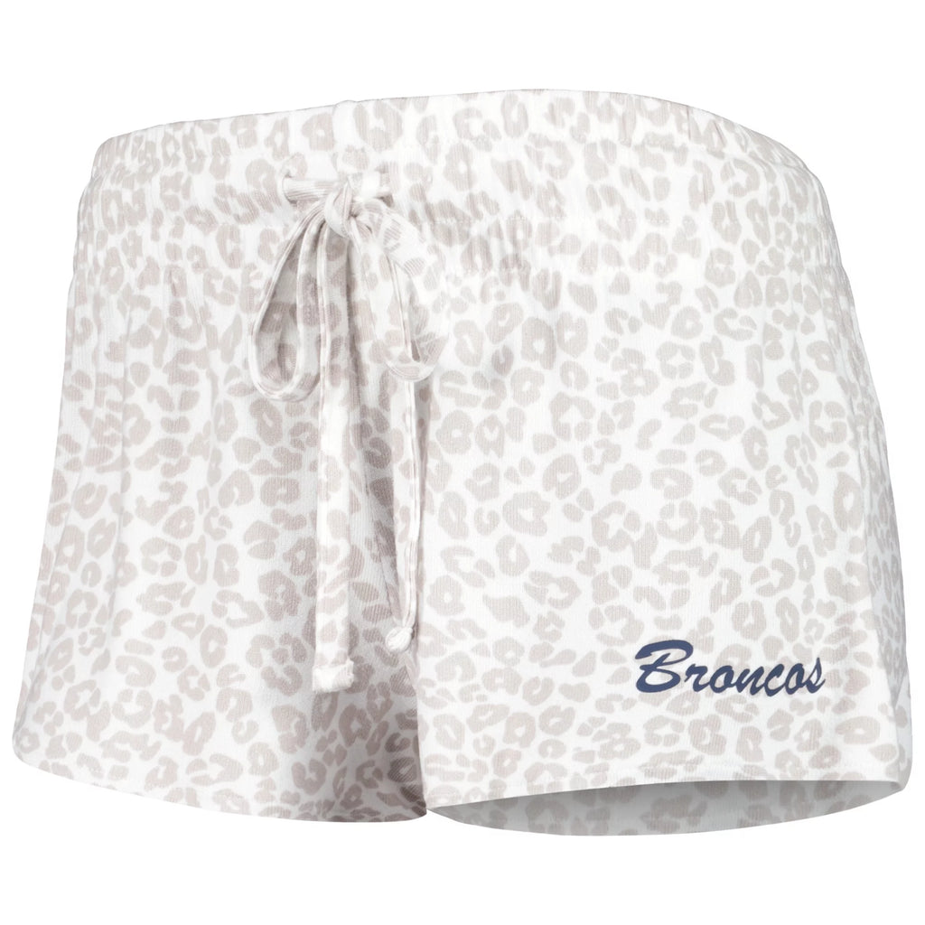 White Knit T-Shirt & Shorts Sleep Set L4530