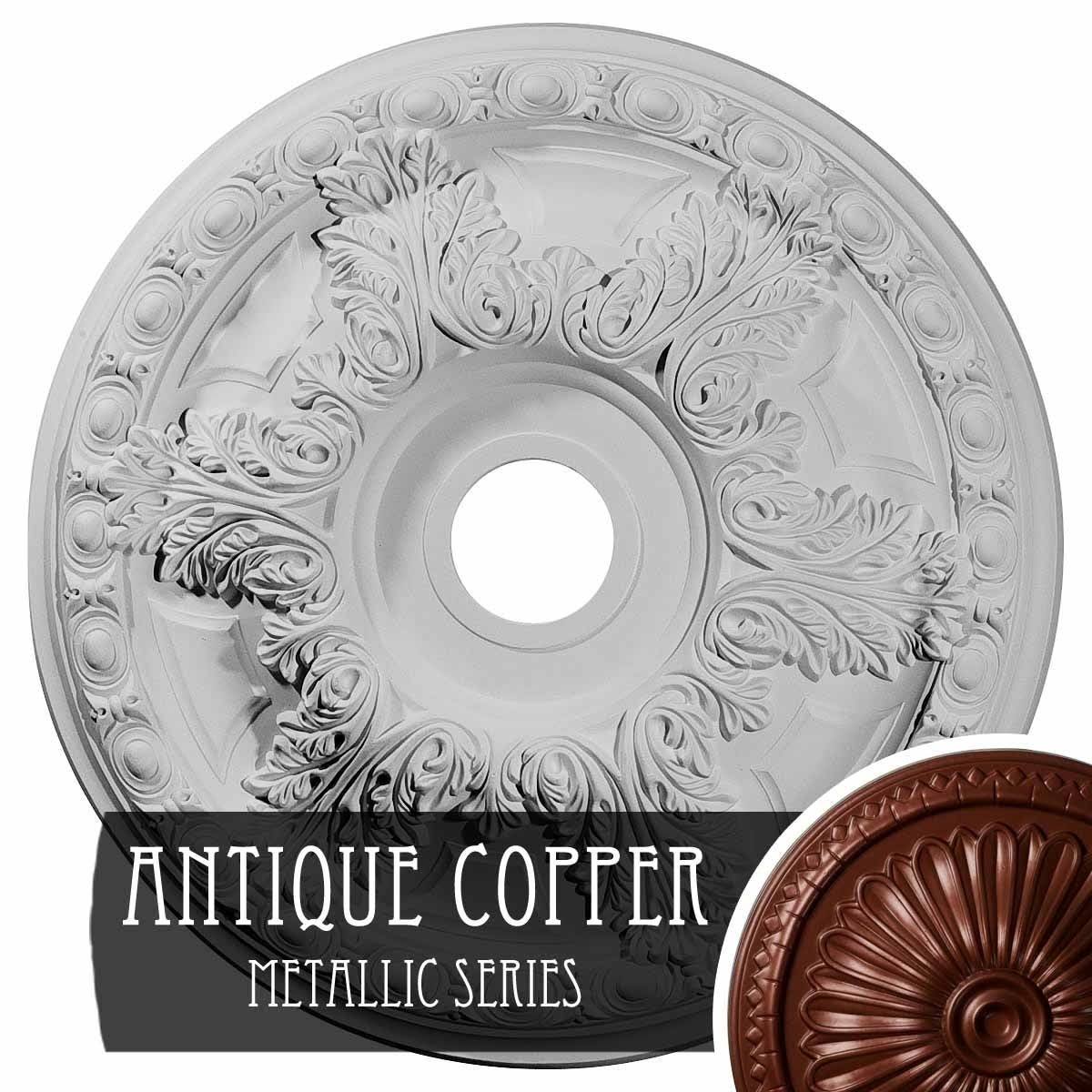 23 3/8x22OD x 3 5/8x22ID x 2 1/2x22P Ceiling Medallion R592986