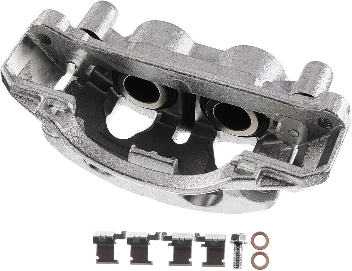 Disc Brake Caliper Assembly with Bracket Front Left Driver Side O9474