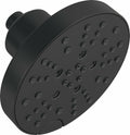 Matte Black 5-Setting Raincan Shower Head B61329