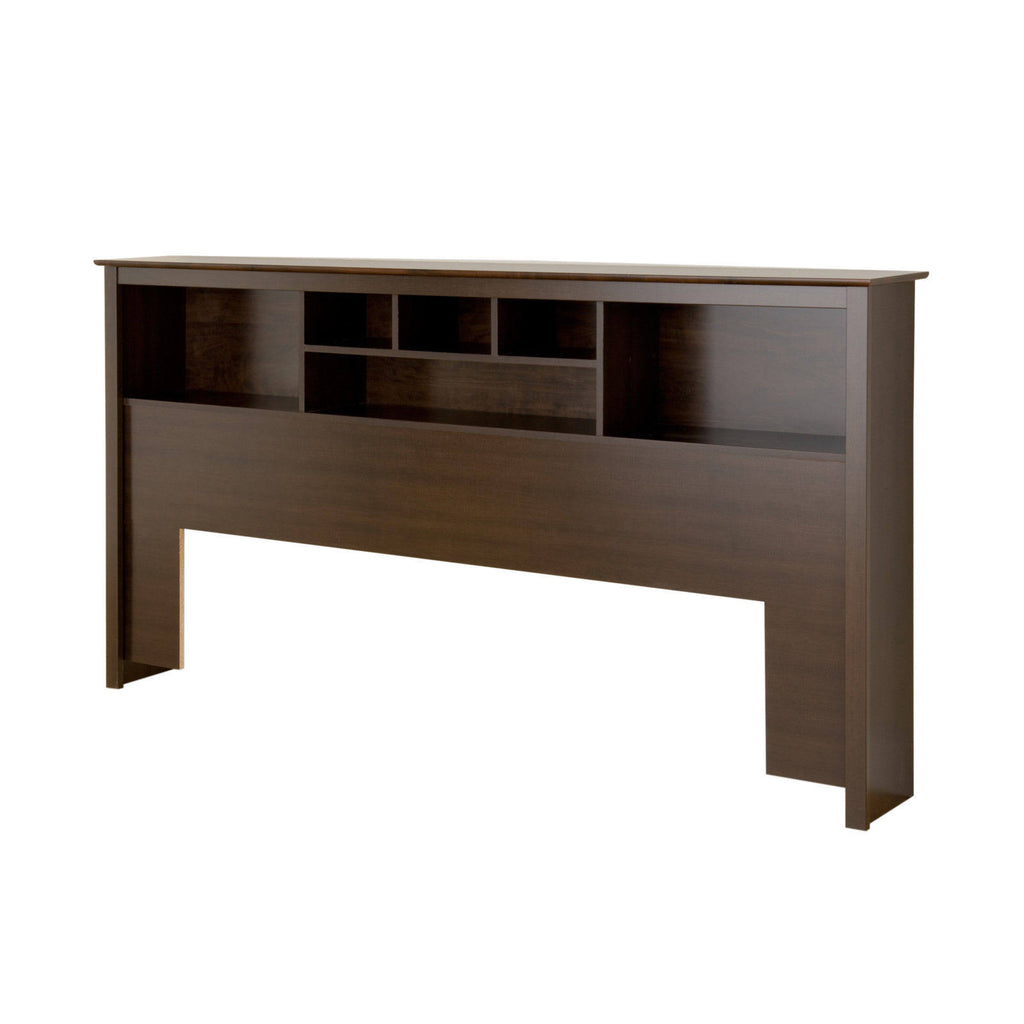Espresso Full/Queen Bookcase Headboard U87841