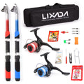 2.1m Telescopic Fishing Rods with 2PCS Reels Fishing Bag C361314