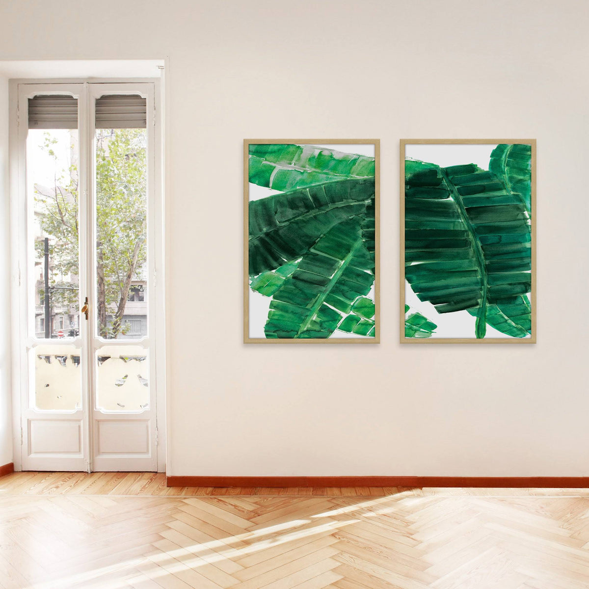 Multi-Color Diptych C254