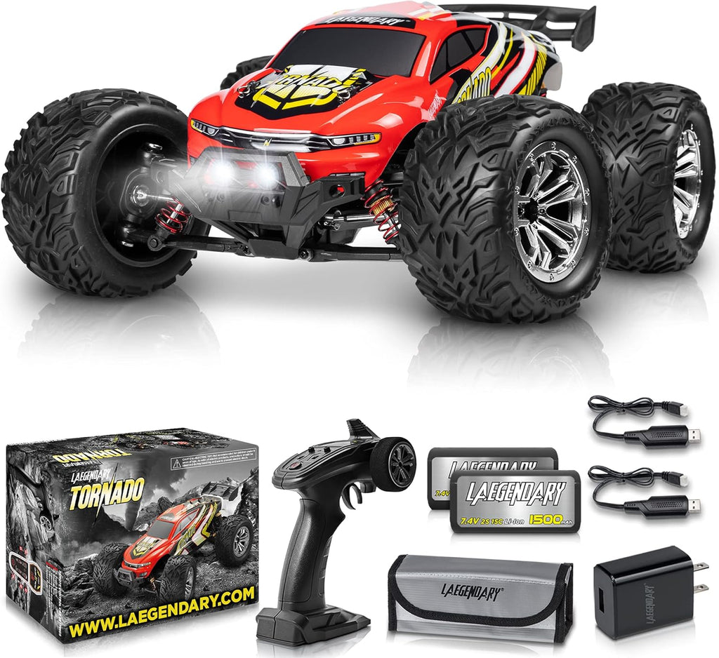 Purple Yellow 4x4 Off Road Waterproof RC Car E24407