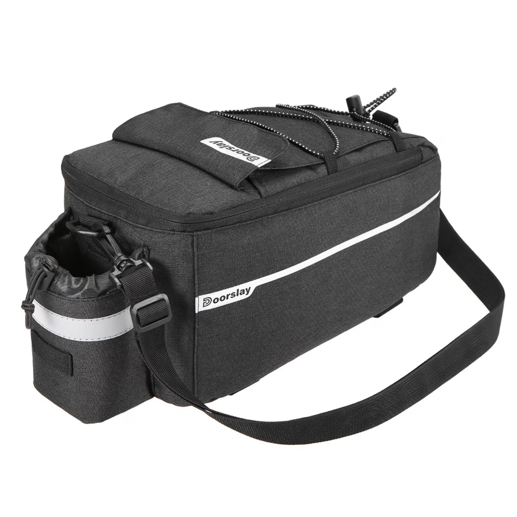 Insulated Trunk Cooler Bag Cycling Rear Rack Storage Luggage Bag Reflective MTB Bike Pannier Bag Shoulder Bag P540