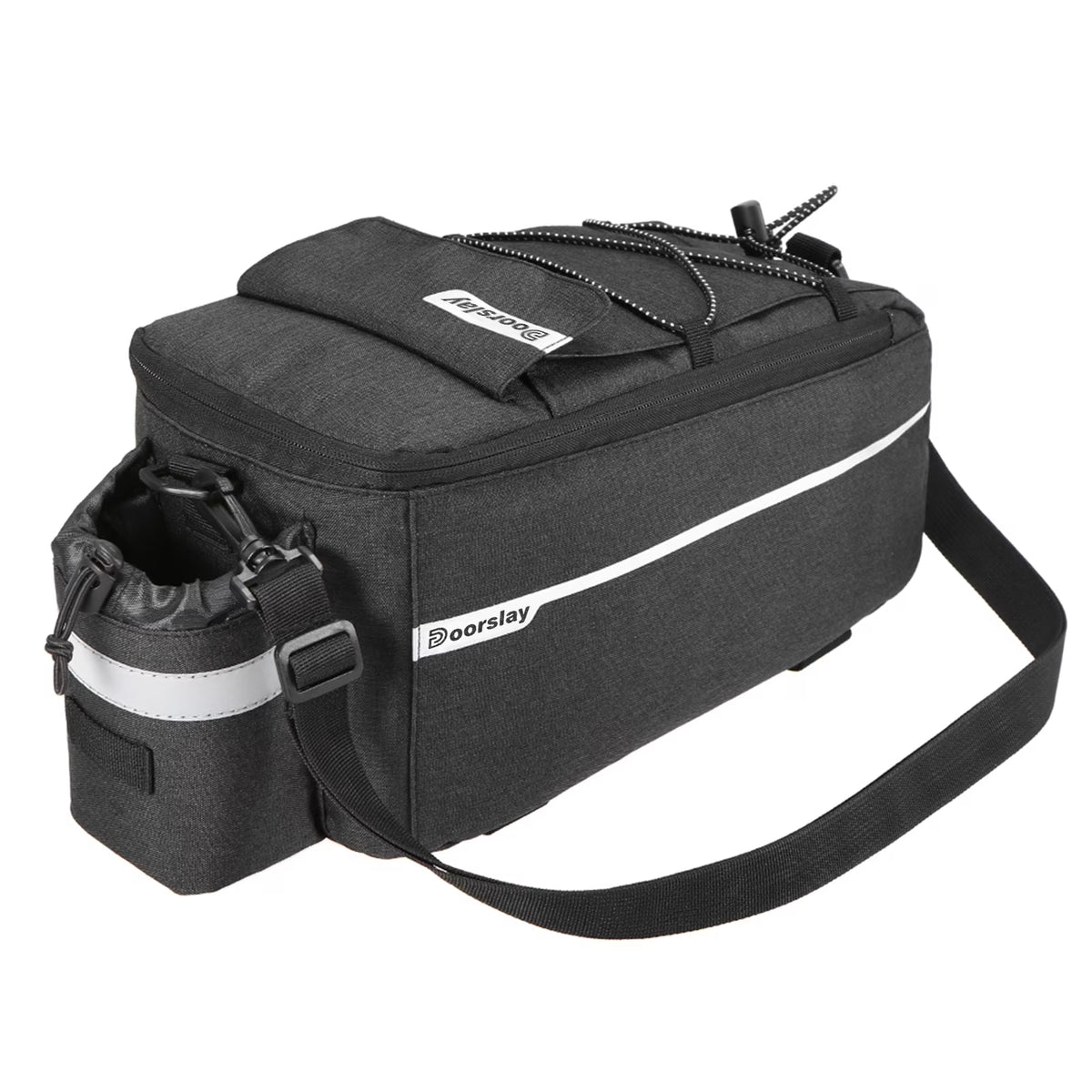 Insulated Trunk Cooler Bag Cycling Rear Rack Storage Luggage Bag Reflective MTB Bike Pannier Bag Shoulder Bag P540