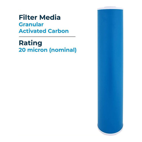20x4.5 20 Micron GAC Water Filter Cartridge (4 Pack) X22761