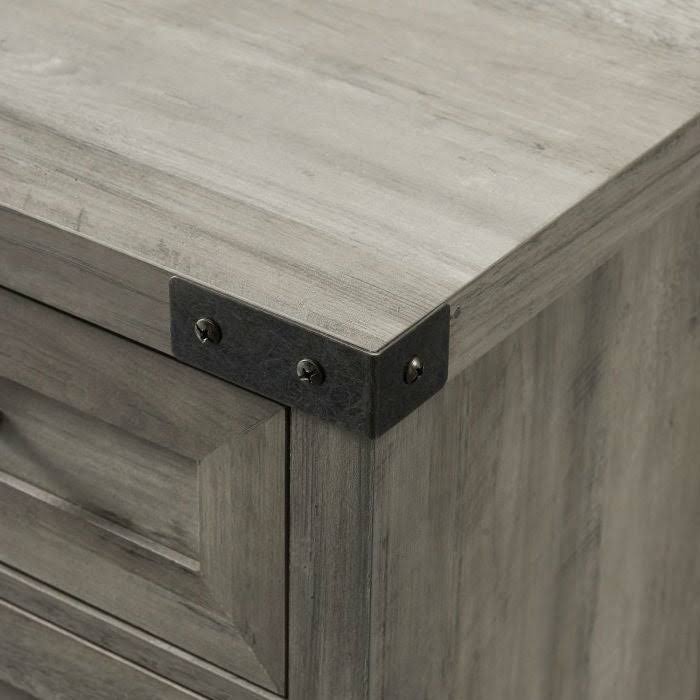 Grey Wash Accent Storage Cabinet S77854