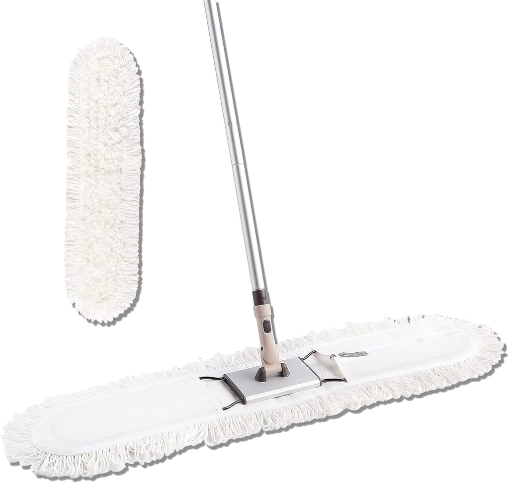 36" Industrial Cotton Dust Mop with Telescopic Handle X676469