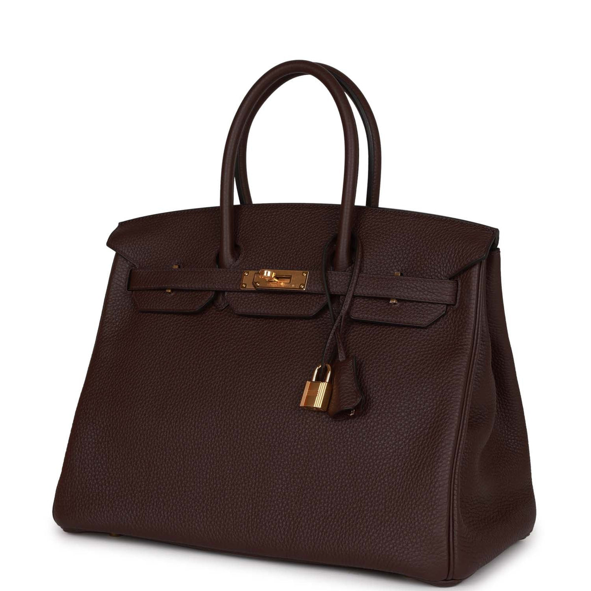 Birkin 35 Rouge Sellier Clemence Gold Hardware I33537