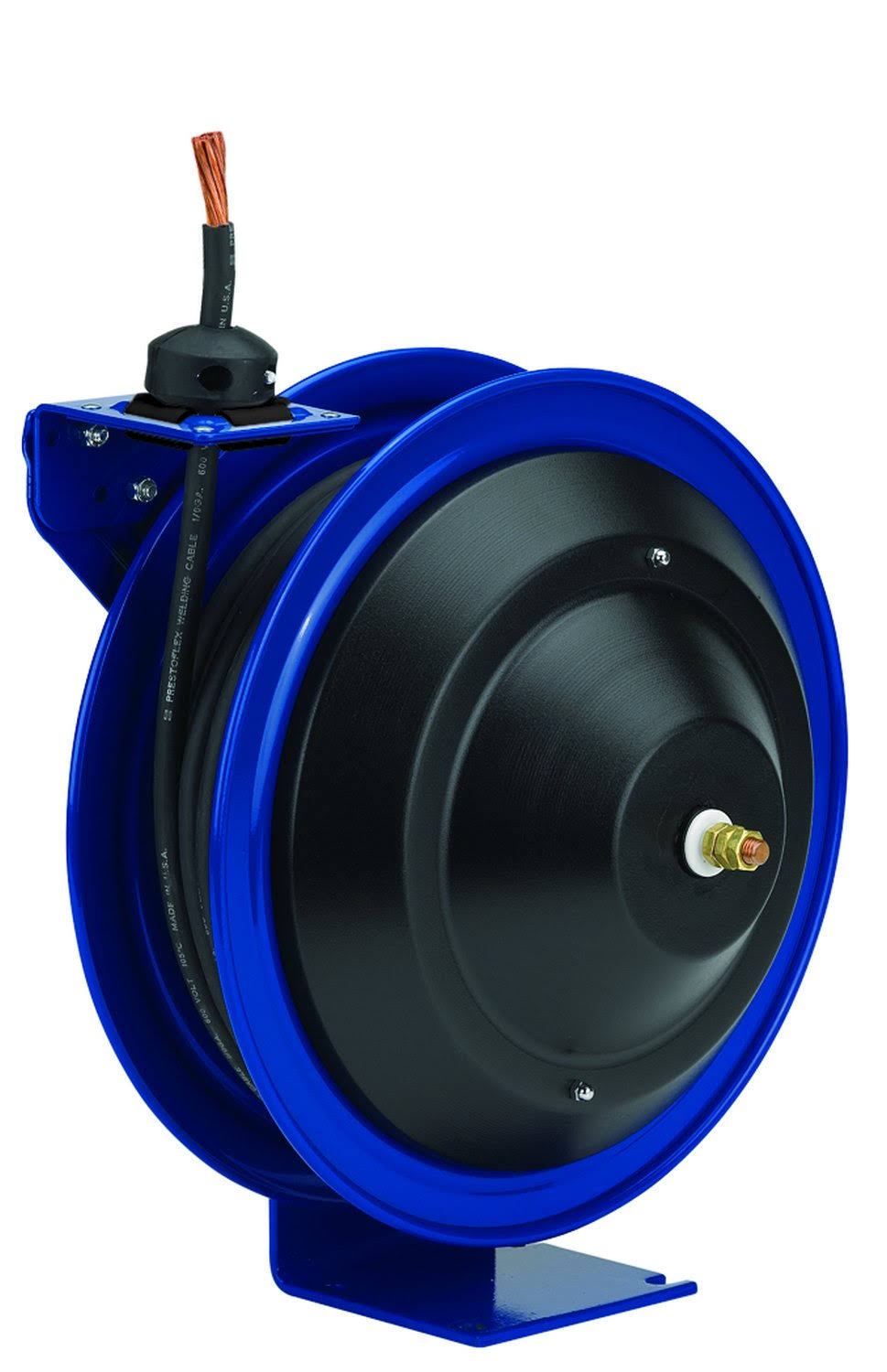 Spring Rewind Welding Cable Reel: 35' 2GA Cable S161