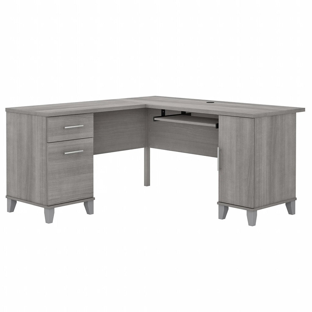L Shaped Desk with Storage K24326