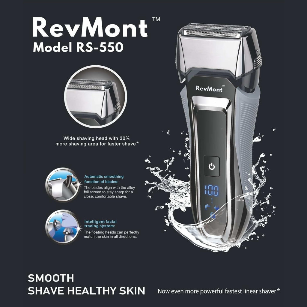 IPX7 Waterproof Rechargeable Electric Shaver Z9730