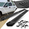 Black Stainless Running Boards Side Steps Nerf Bars S879