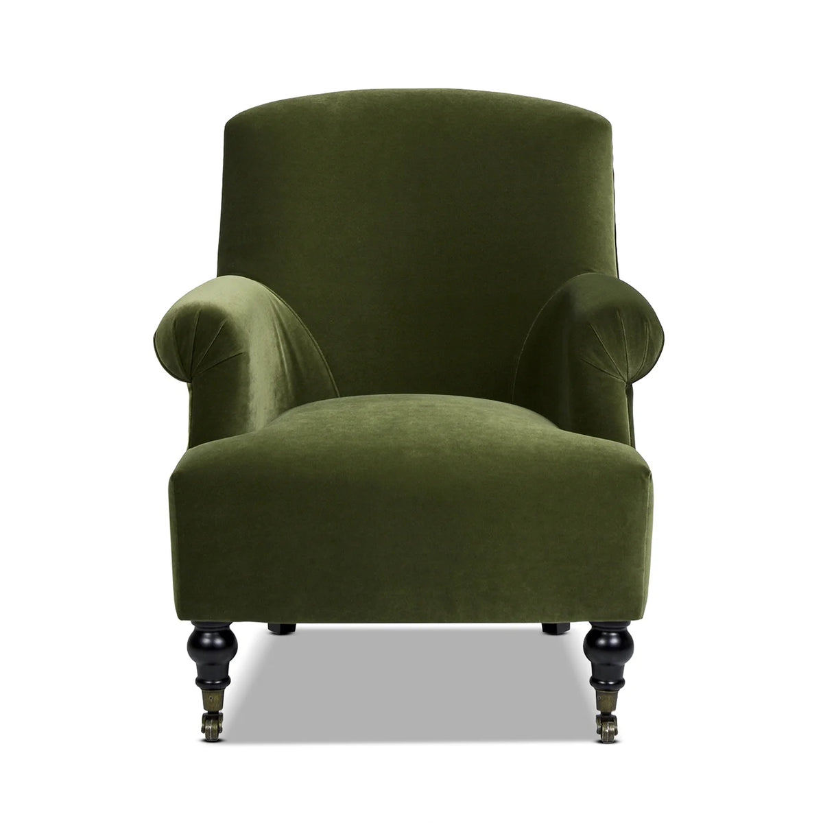 Olive Green Performance Velvet Accent Armchair M5126
