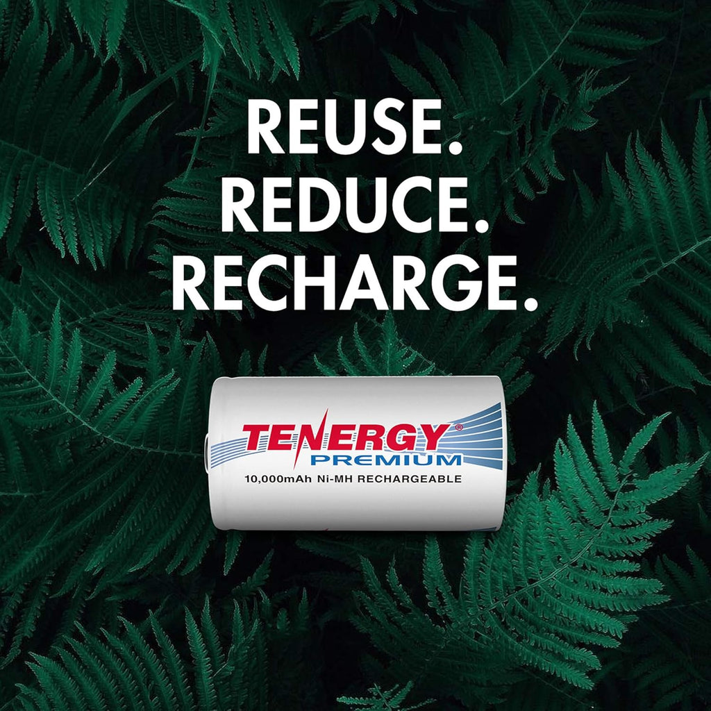 12 Pack D NiMH Rechargeable Batteries H786132