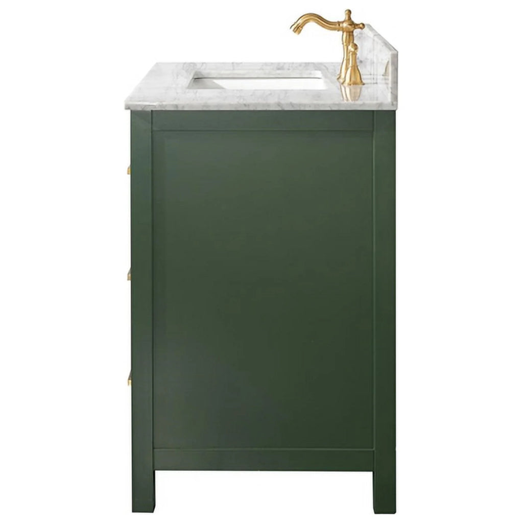 36" Green Wood Sink Vanity Cabinet M375667