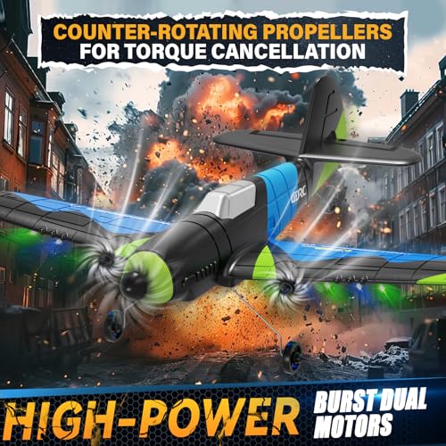 Foam RC Plane Remote Control Airplane with 6-Axis Gyro X9739