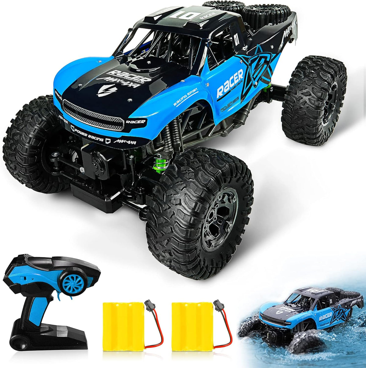 Remote Control Amphibious RC Car 1:12 Scale 4WD Off Road Truck O951