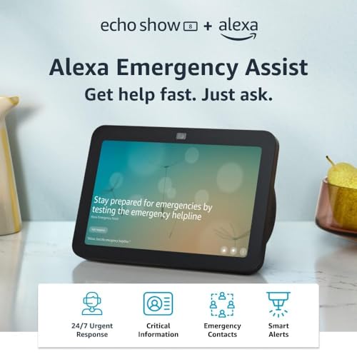 Charcoal Echo Show 8 with Spatial Audio A430