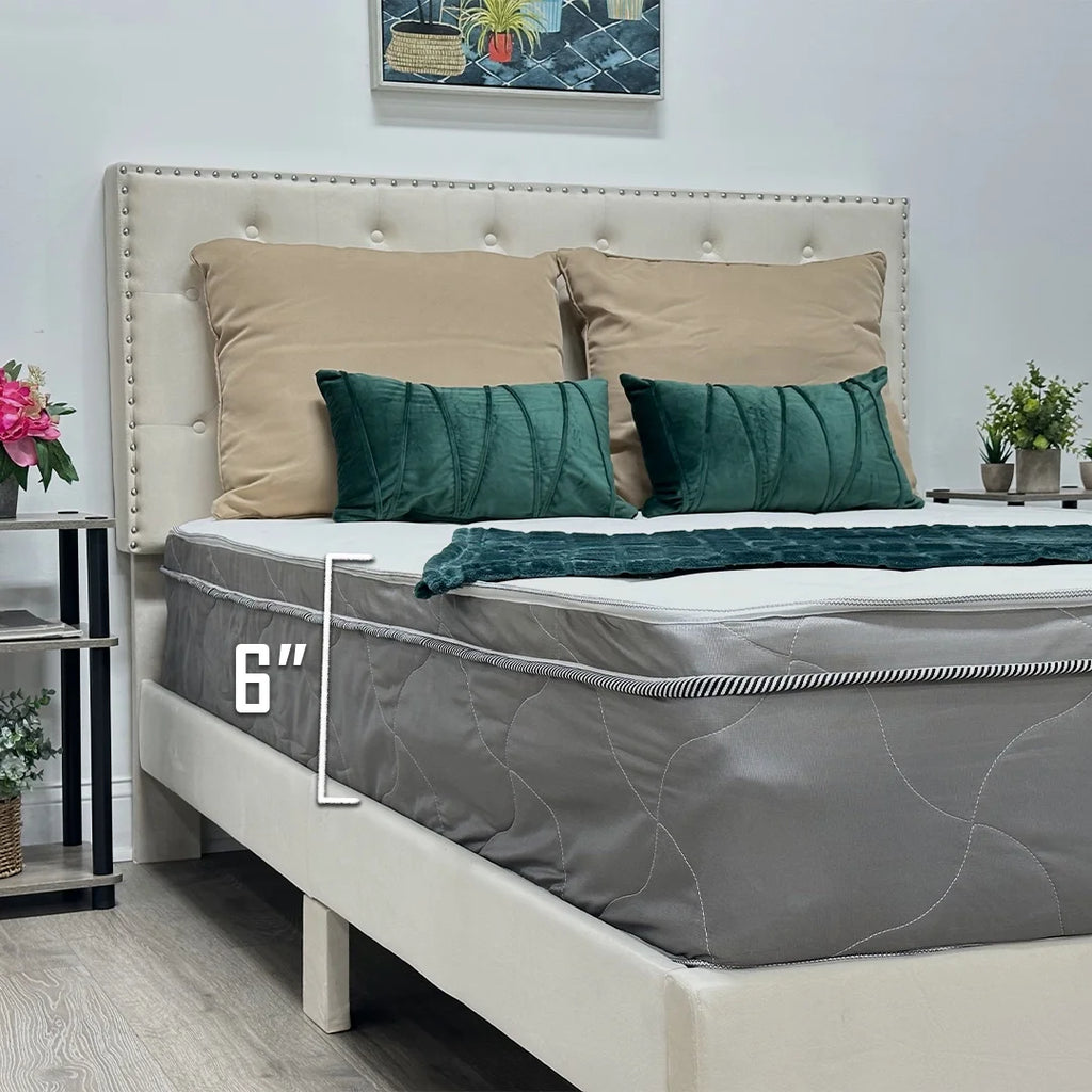 Twin Size 6 Inch Foam & Spring Hybrid Mattress F975