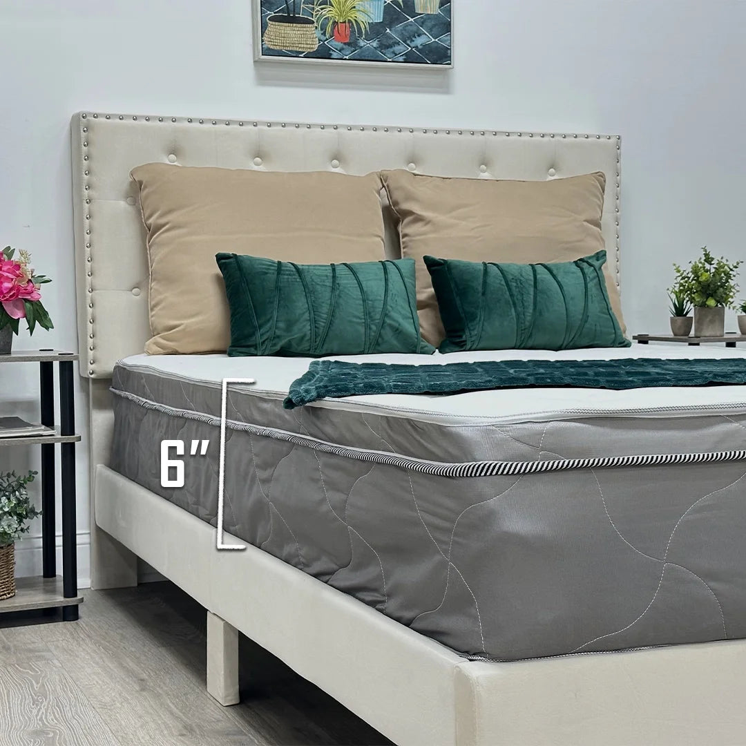 Twin Size 6 Inch Foam & Spring Hybrid Mattress F975