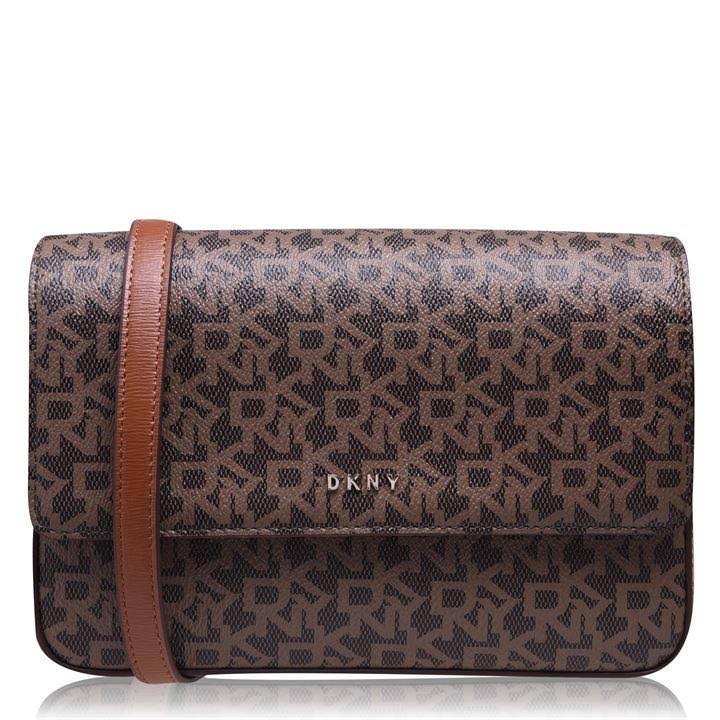 Coated Medium Flap Over Cross Body Bag P63983