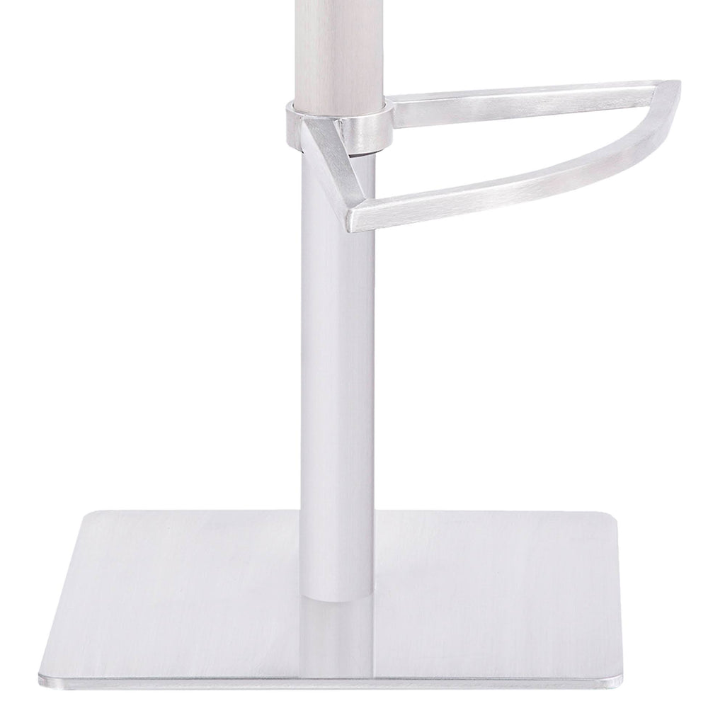Vintage Light Grey Adjustable Swivel Barstool J269