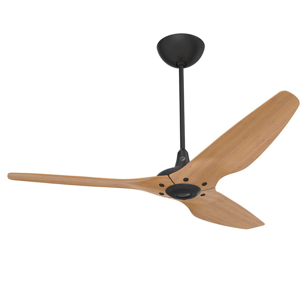 60 Ceiling Fan with Bamboo Blades and Black Finish K34600