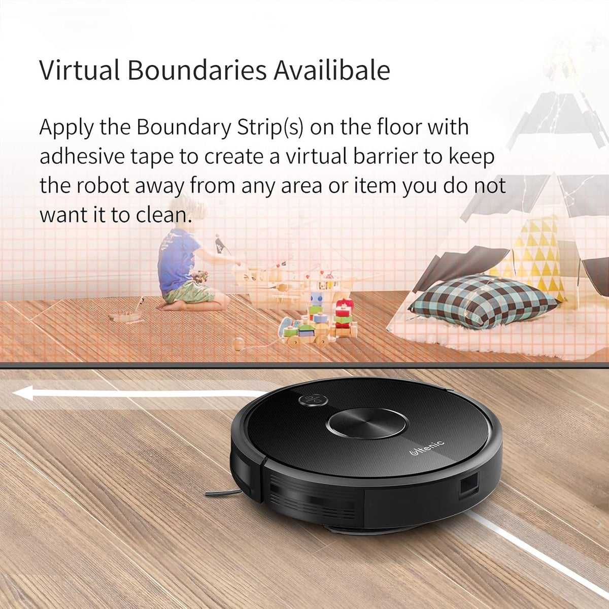 Robot Vacuum Cleaner and Mop, 3000Pa Suction, 150Mins Runtime S22453
