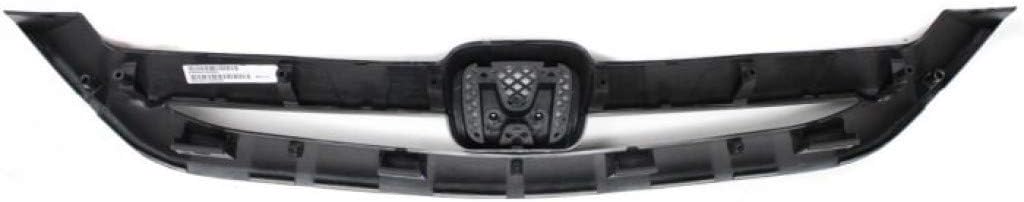 Black Grille Assembly for Honda Civic Coupe Plastic Pack of 2 L989