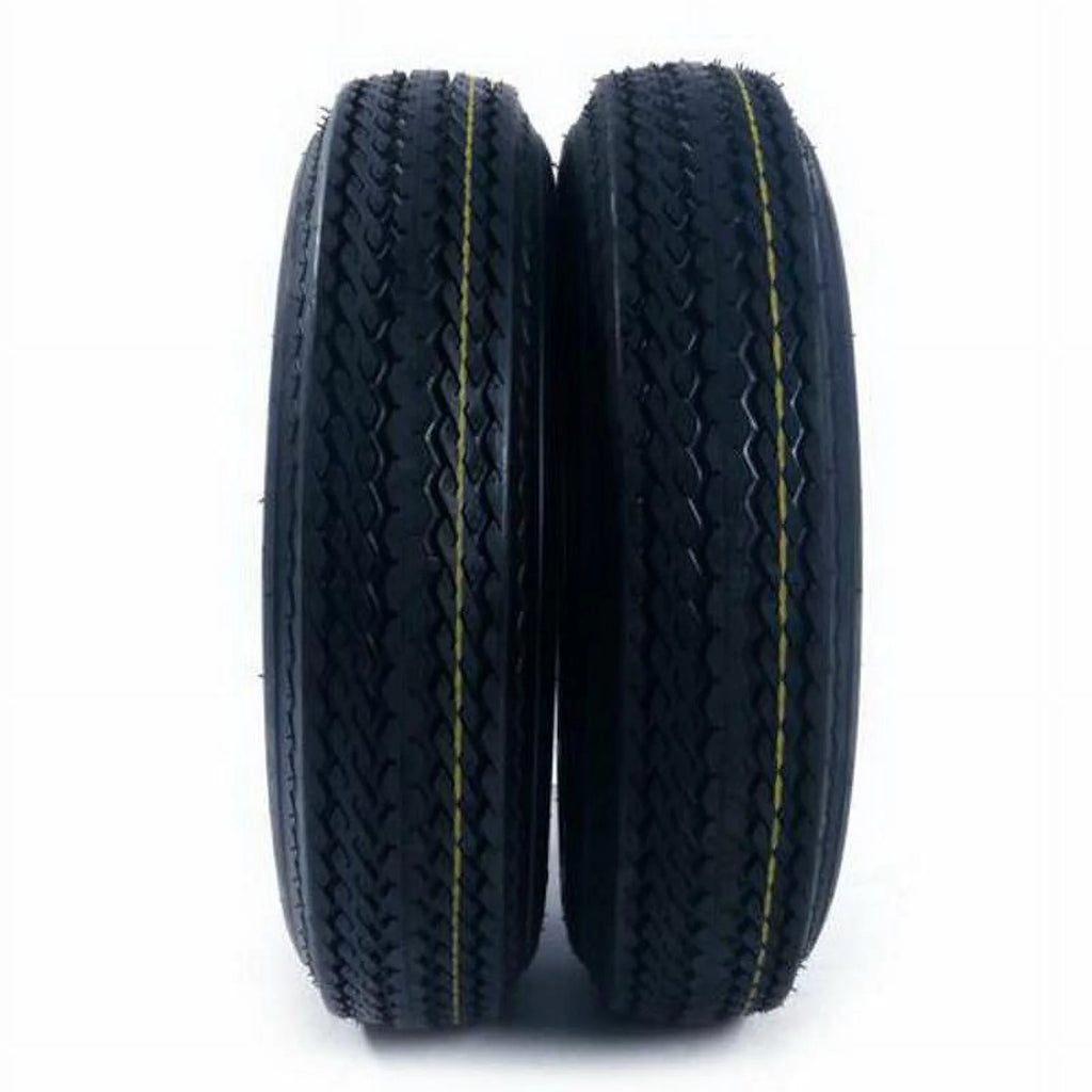 2PCS 5.30-12 Bias Trailer Tires with White Rim Z482809