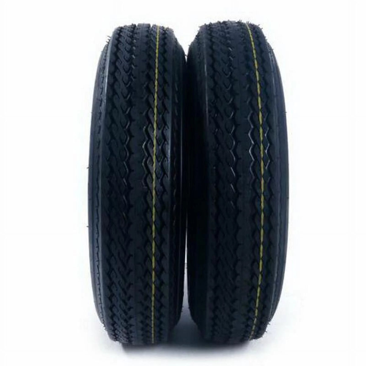 2PCS 5.30-12 Bias Trailer Tires with White Rim Z482809