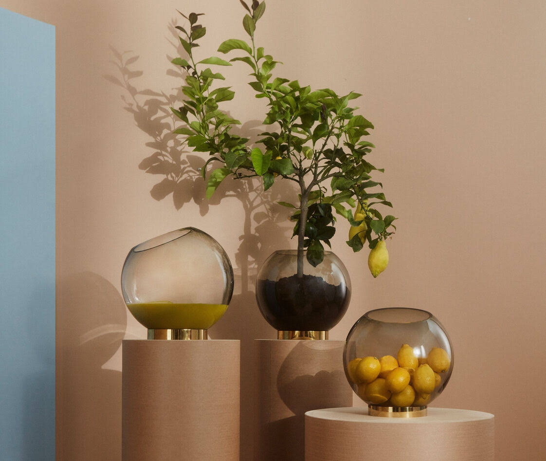 Large Rose Gold Vase R45542