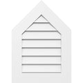 Peaked Top Surface Mount PVC Gable Vent X611258