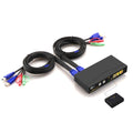 KVM Switch HDMI 4 Port with USB Hub, Audio and 4 KVM Cables R97293