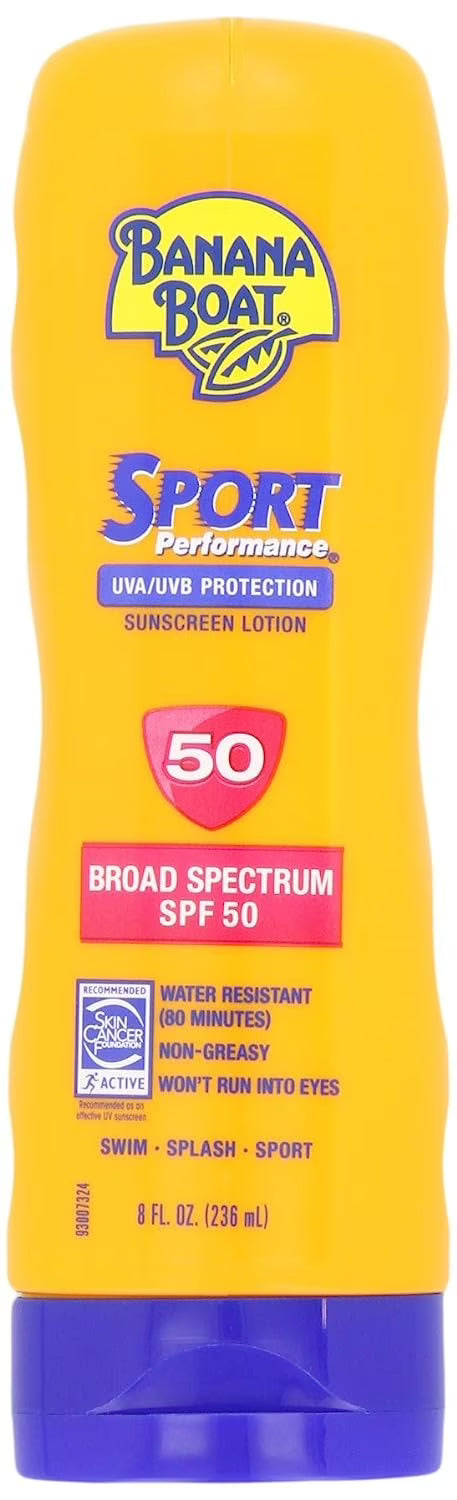 SPF 50 Sunscreen Lotion, 8 Fl Oz Pack of 2 V27826