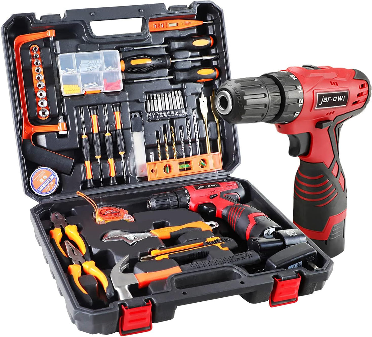 16.8V Cordless Drill Set with 2 Batteries V1942