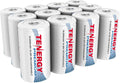 12 Pack D NiMH Rechargeable Batteries H786132