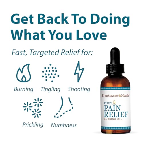 Foot Pain Relief Rubbing Oil with Essential Oils - 2 Pack U68299