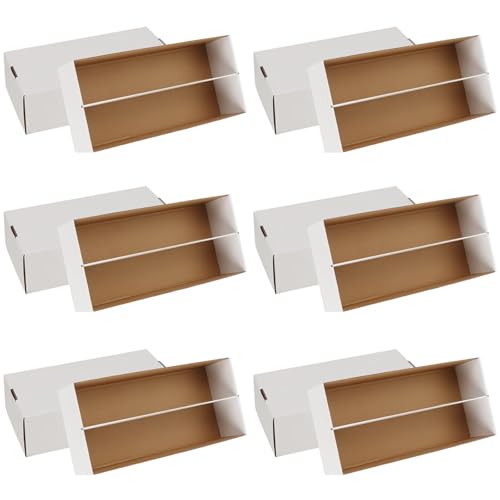6 Set Cardboard Card Storage Box Q58953