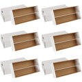 6 Set Cardboard Card Storage Box Q58953