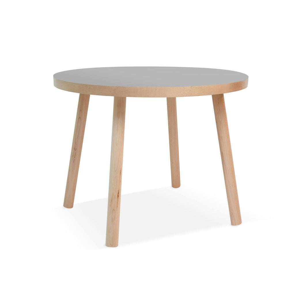 Round Kids Table Walnut White 30x22 R12252