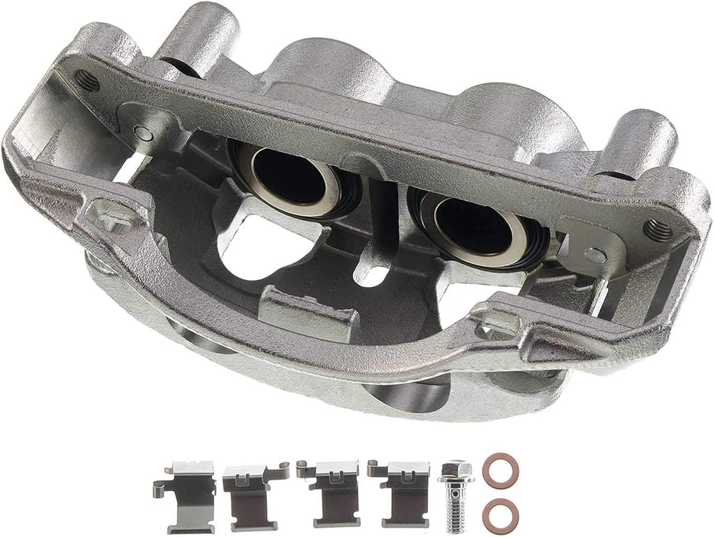 Disc Brake Caliper Assembly with Bracket Front Left Driver Side O9474