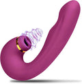 3 in 1 Vibrator with 10 Vibrating 5 Flapping 5 Sucking Modes A499