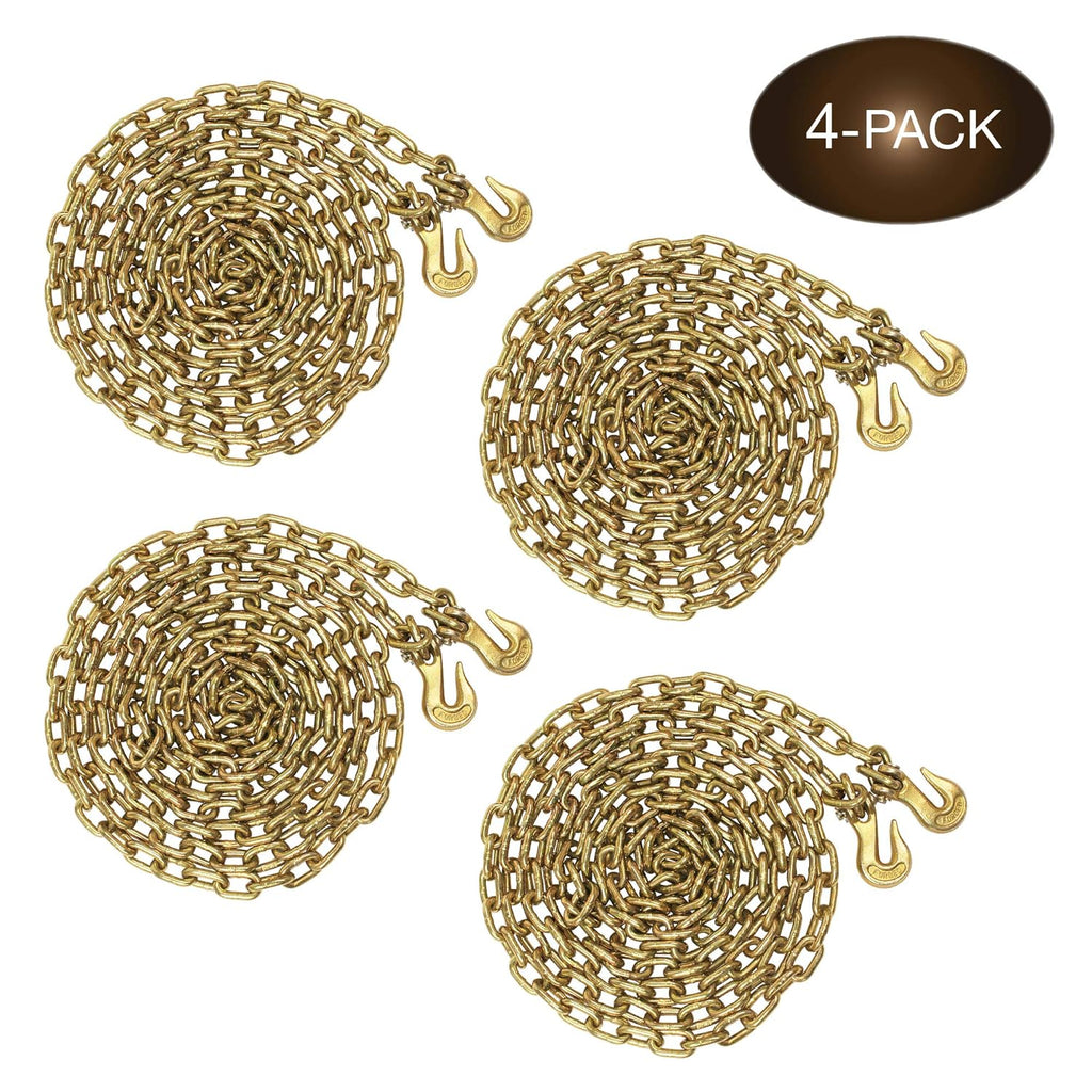 5/16" X 20' Transport Chain, WLL 4,700 lbs, Pack of 2 Q738